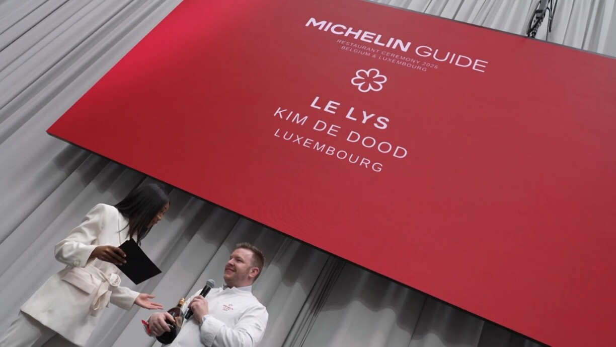 Très - trop ? - peu de changement sur la scène culinaire cette année au Luxembourg : Le Lys et Kim de Dood ont été les grands gagnants de la cérémonie Michelin 2026, à Anvers.