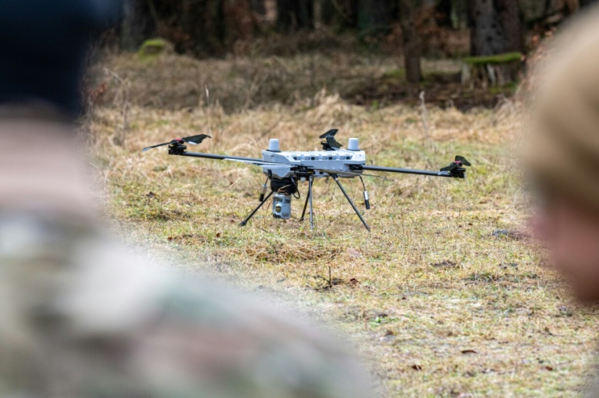 US reconnaissance drone that was used for exercises on a German military base.