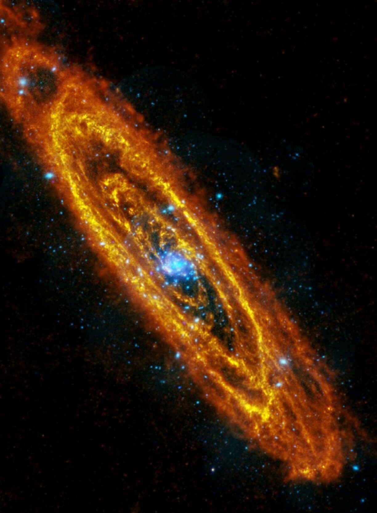It's coming right for us: The Andromeda galaxy and Milky Way are speeding towards each other at 100 kilometres a second