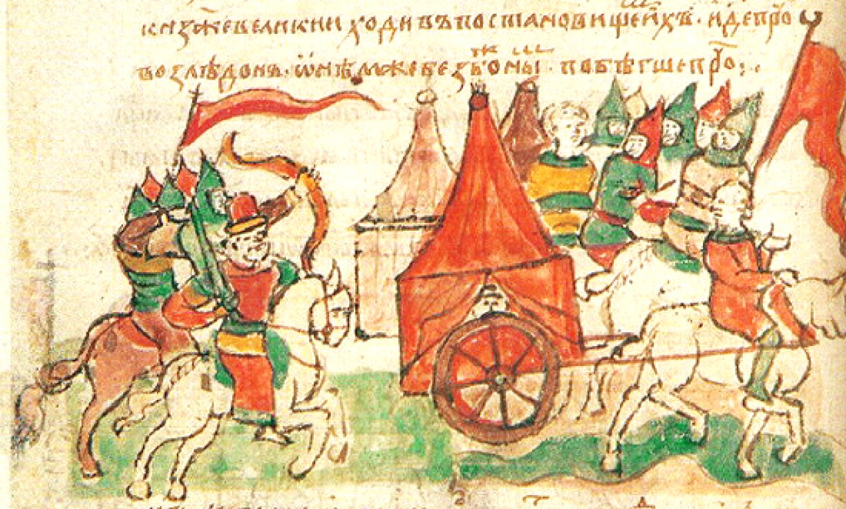 A Russian Orthodox medieval painting