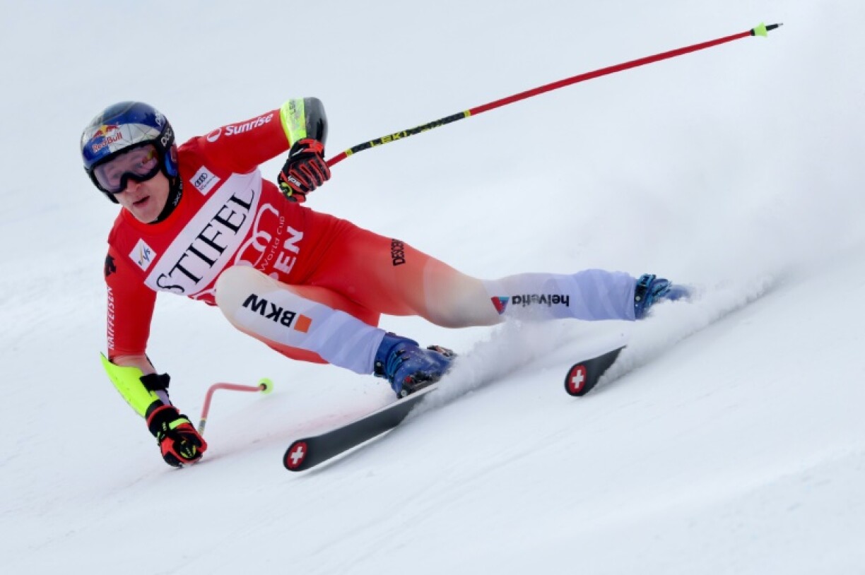 Le Suisse Marco Odermatt vainqueur du super-G d'Aspen, comptant pour la Coupe du monde de ski alpin, le 5 mars 2023