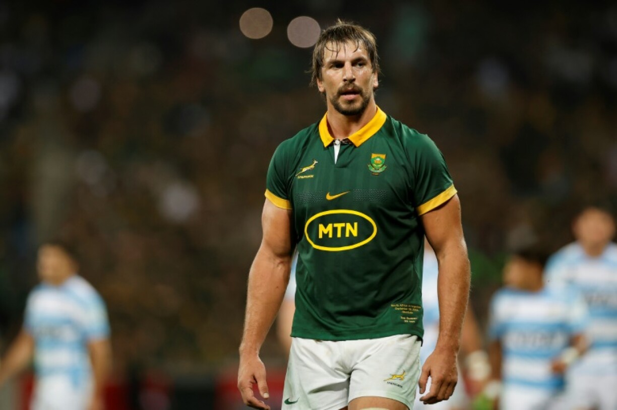 South Africa lock Eben Etzebeth is back in action for Sharks in the URC after four months on the sidelines
