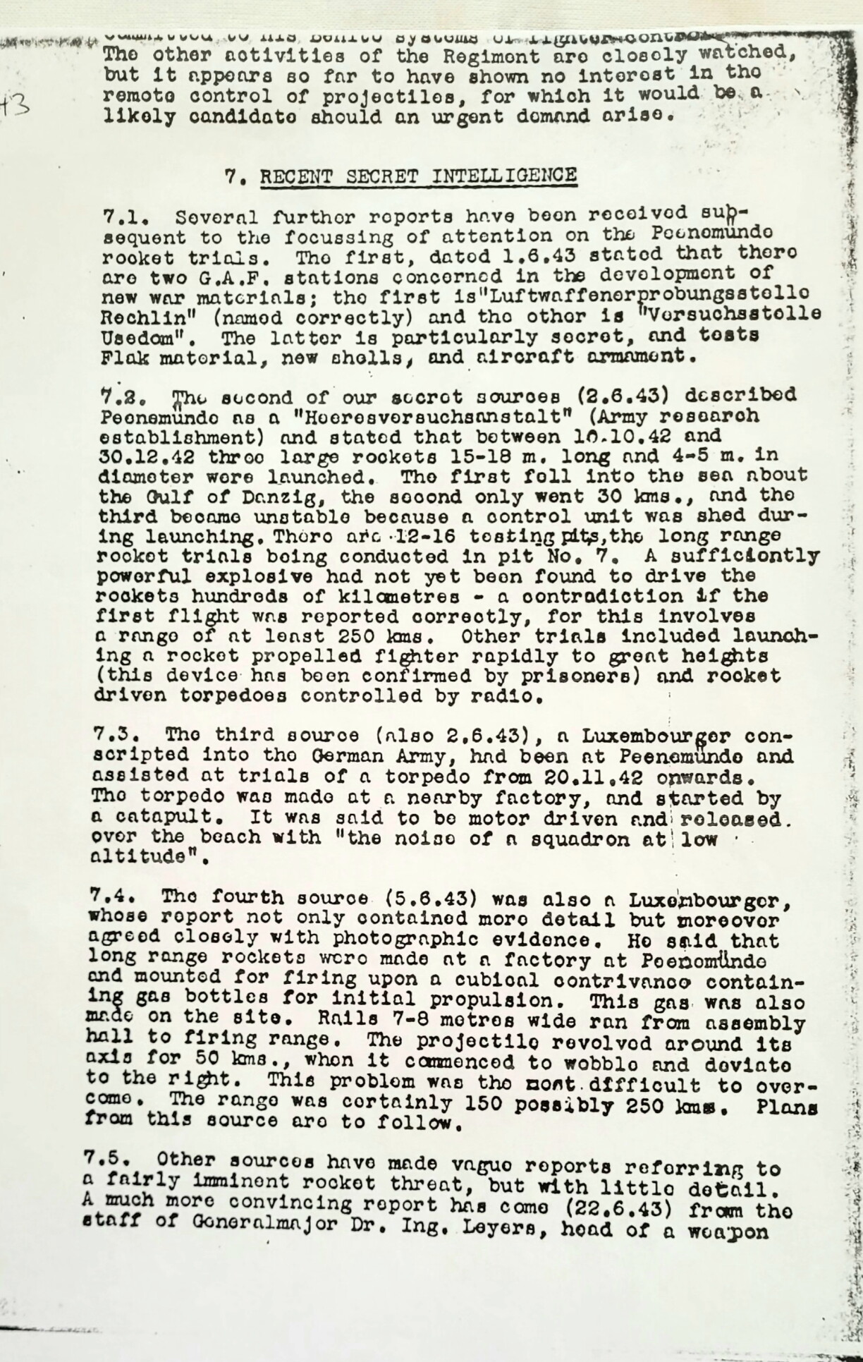 Rapport vum englesche Cabinet of War, an deem d'Lëtzebuerger ernimmt sinn