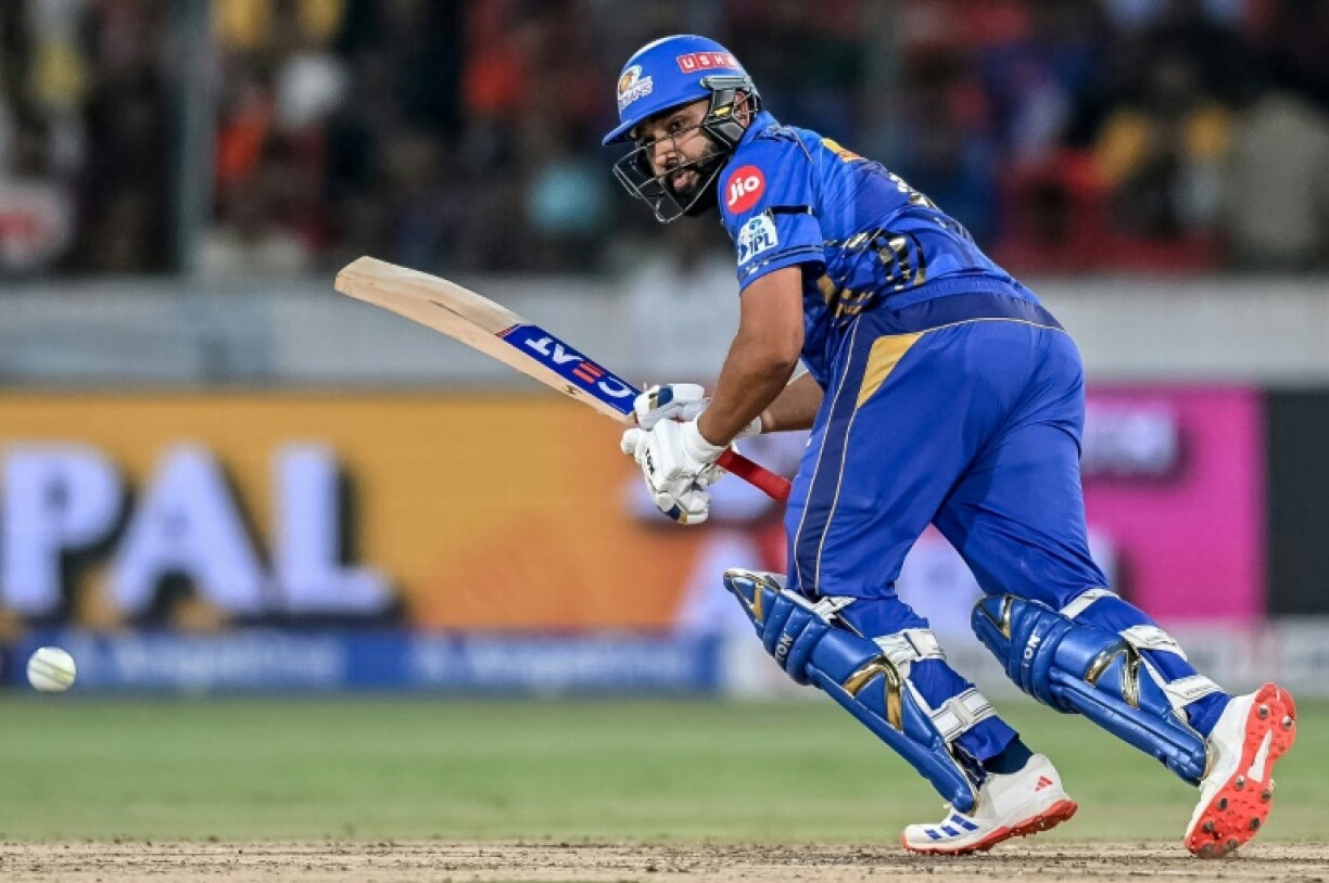Rohit Sharma helped Mumbai easily chase down a target of 144 set by Hyderabad