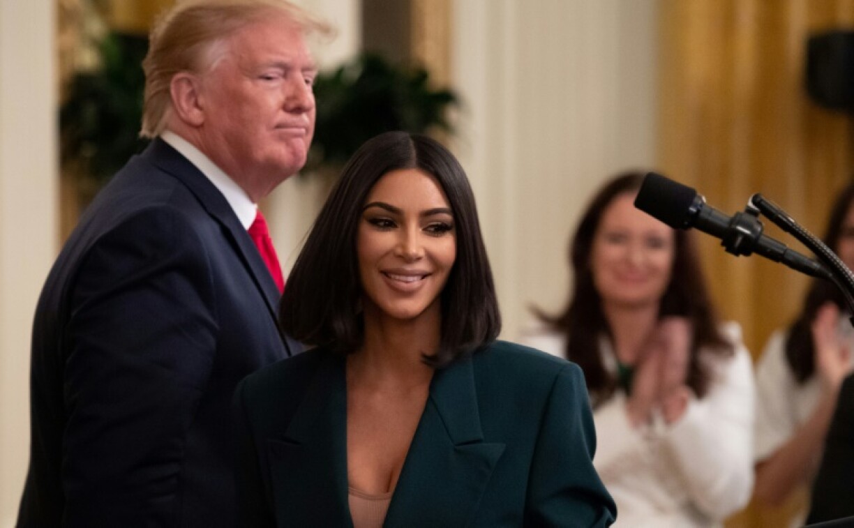 Kim Kardashian met US President Donald Trump as she campaigned for criminal justice reform