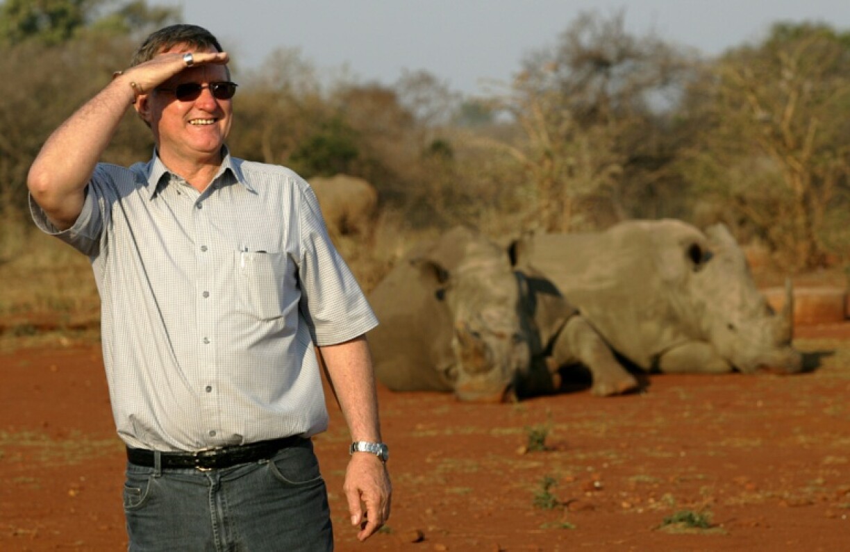 John Hume owned the largest rhino farm in the world until 2023