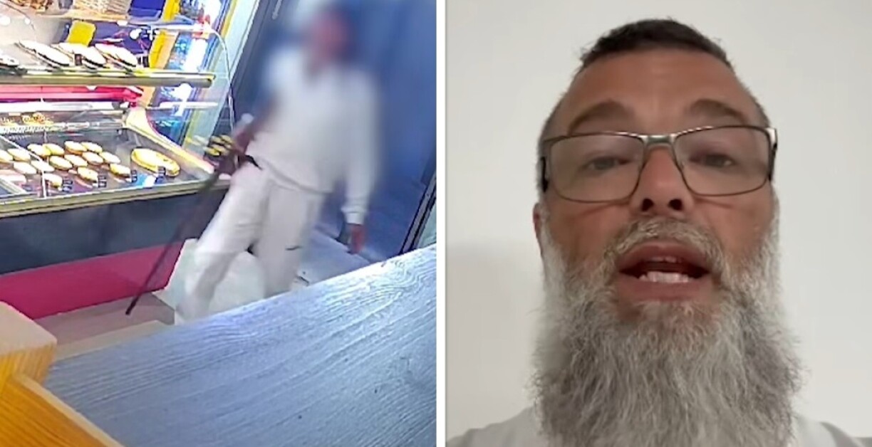 Par deux fois, le boulanger a maîtrisé cet individu dérangé. Et la deuxième fois mérite le détour !