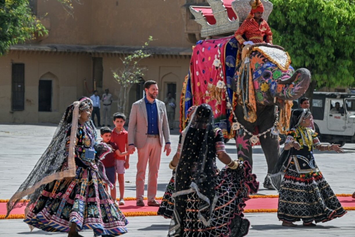 US Vice President JD Vance visited the Indian city of Jaipur on Tuesday