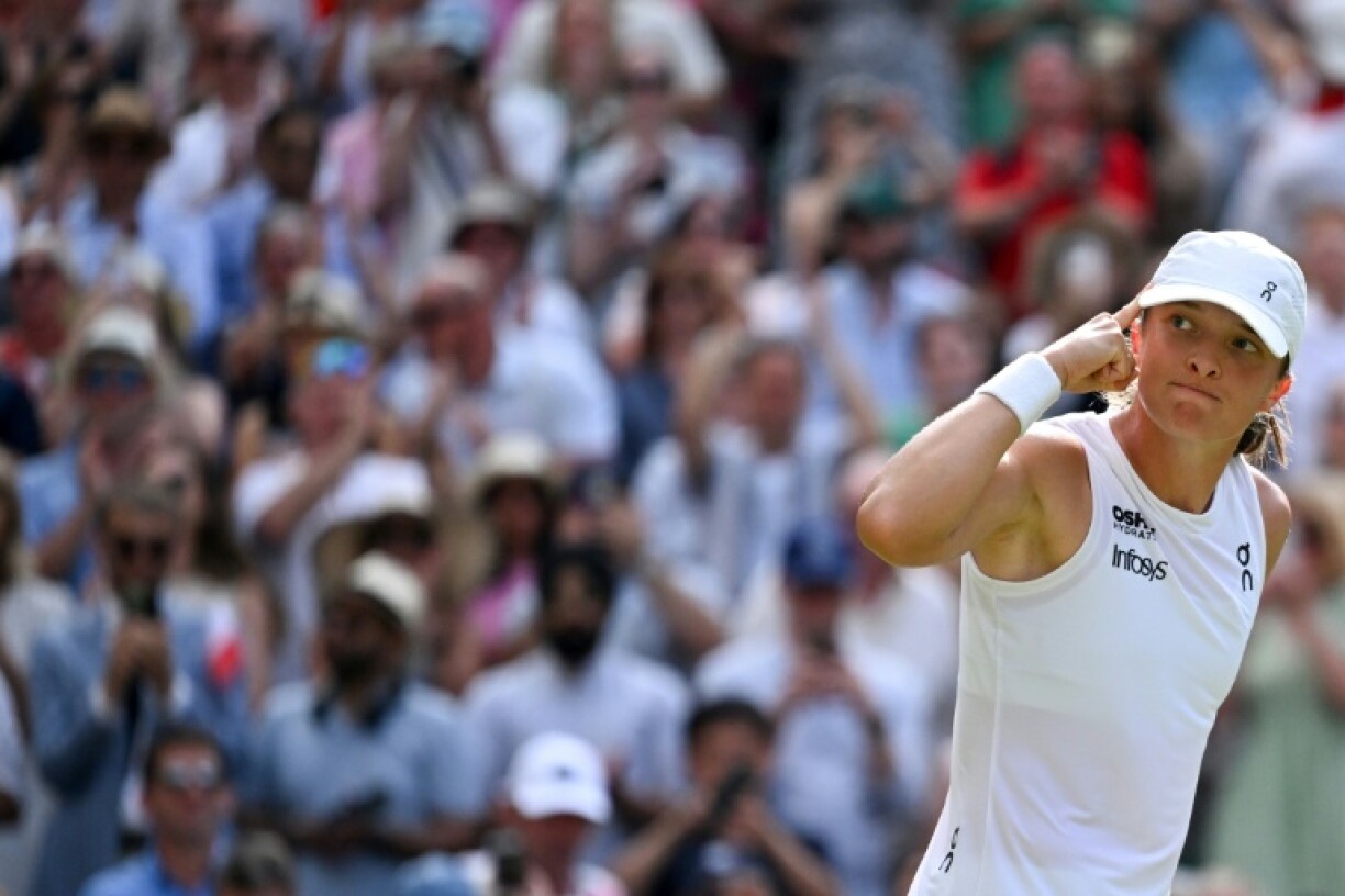 Iga Swiatek became the first player in the Open era to win a Wimbledon final without losing a game