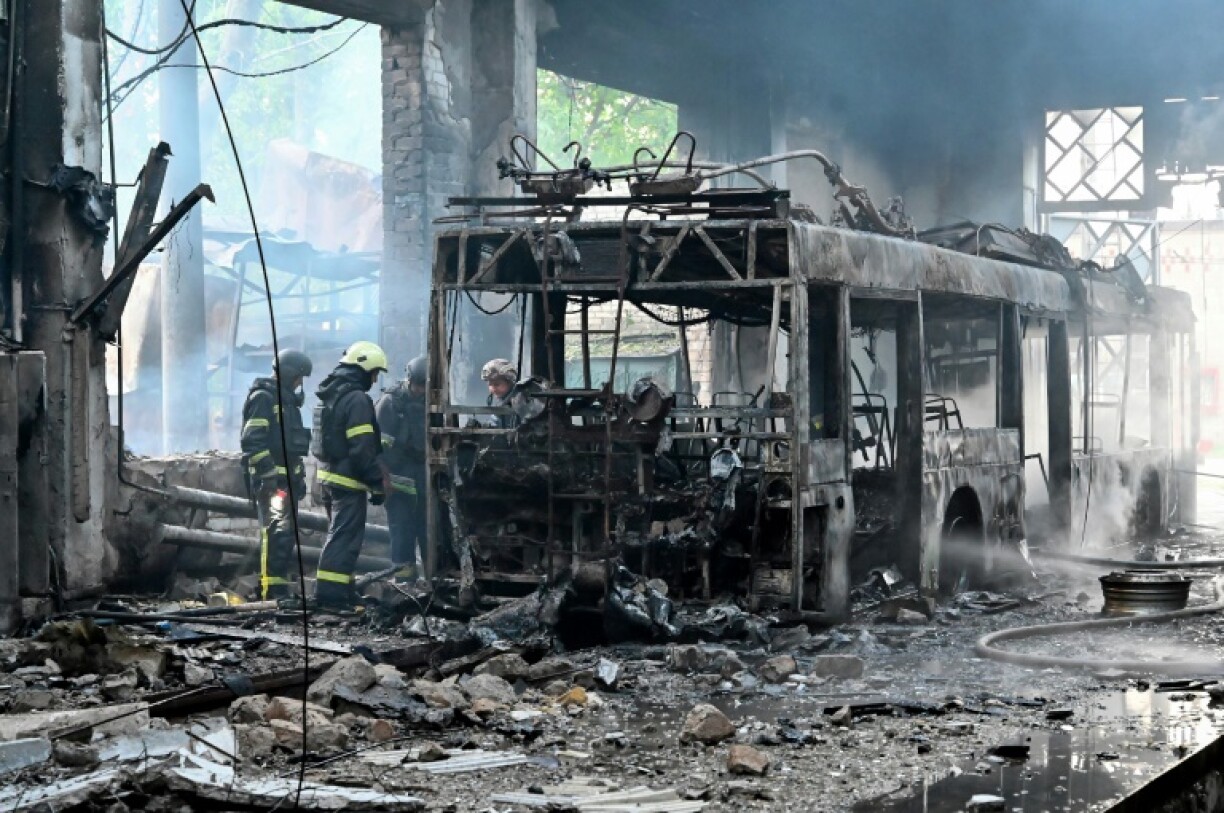 Ukraine's air force said it was hit by 472 Russian drones and seven missiles overnight