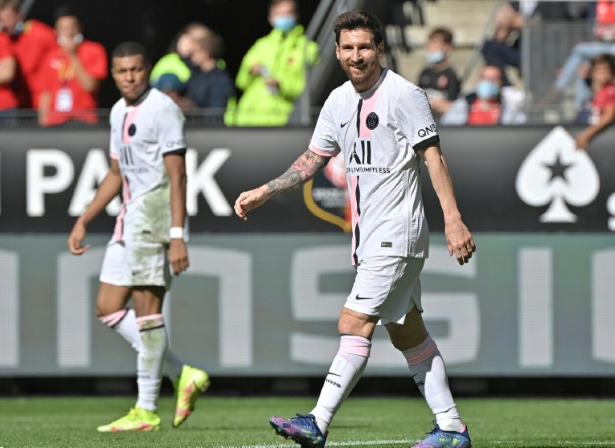 Le PSG avec ses stars Lionel Messi et Kylian Mbappé notamment, s'est incliné à Rennes pour son retour en championnat, le 3 octobre 2021
