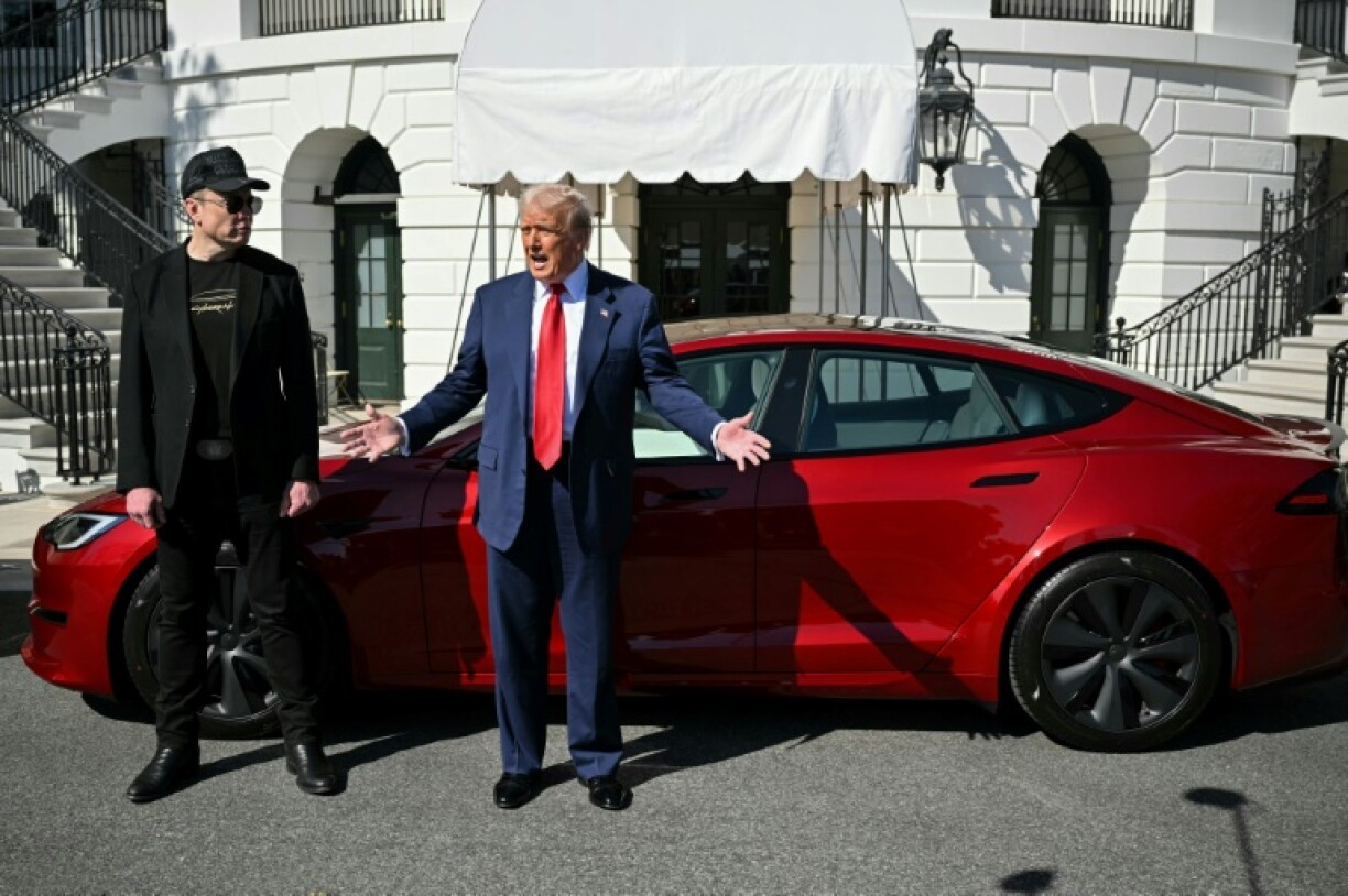 Trump lent his showman aura to Musk's floundering Tesla brand