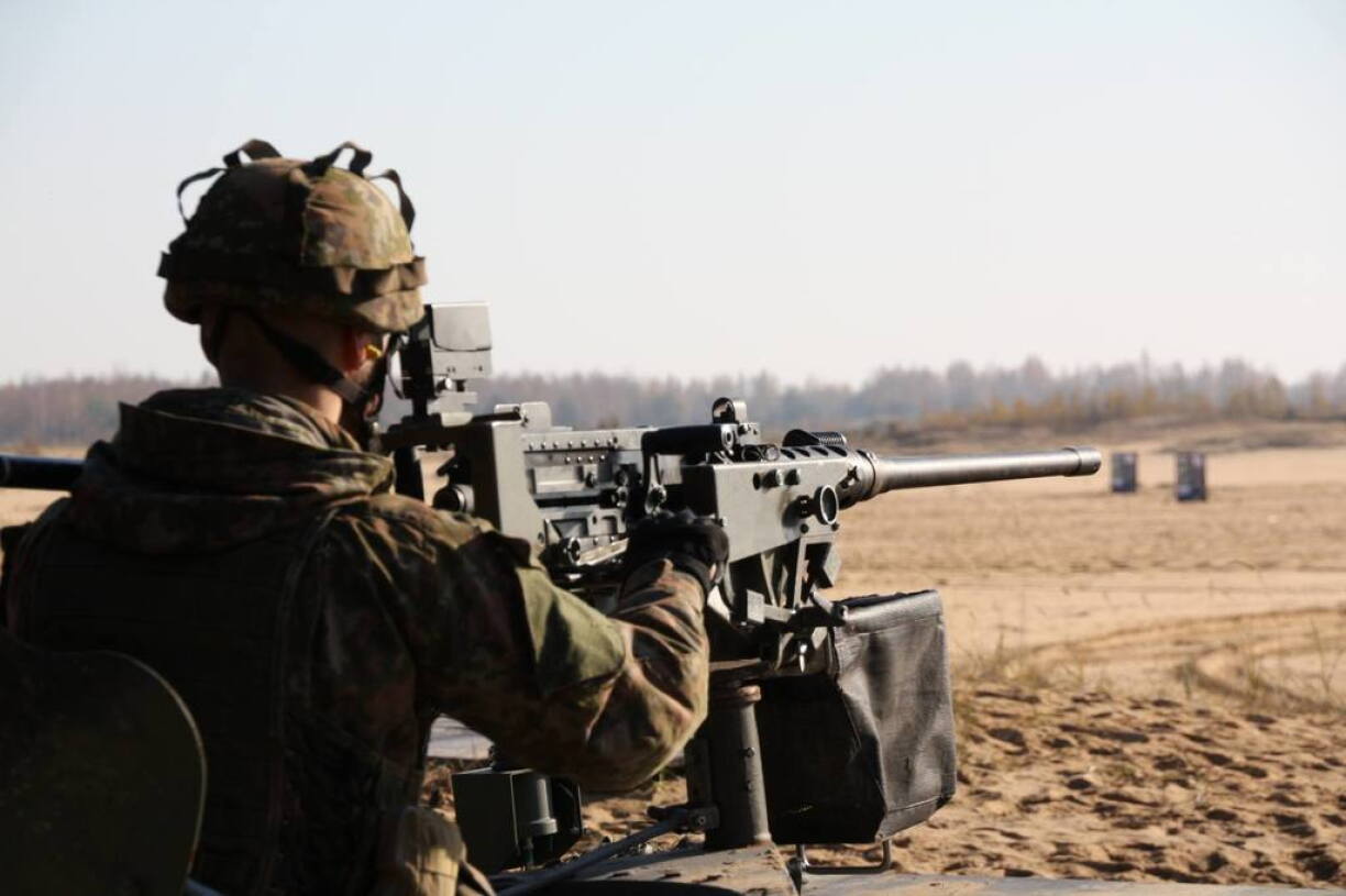 Un détachement de l'armée luxembourgeoise en Lituanie en novembre 2018.