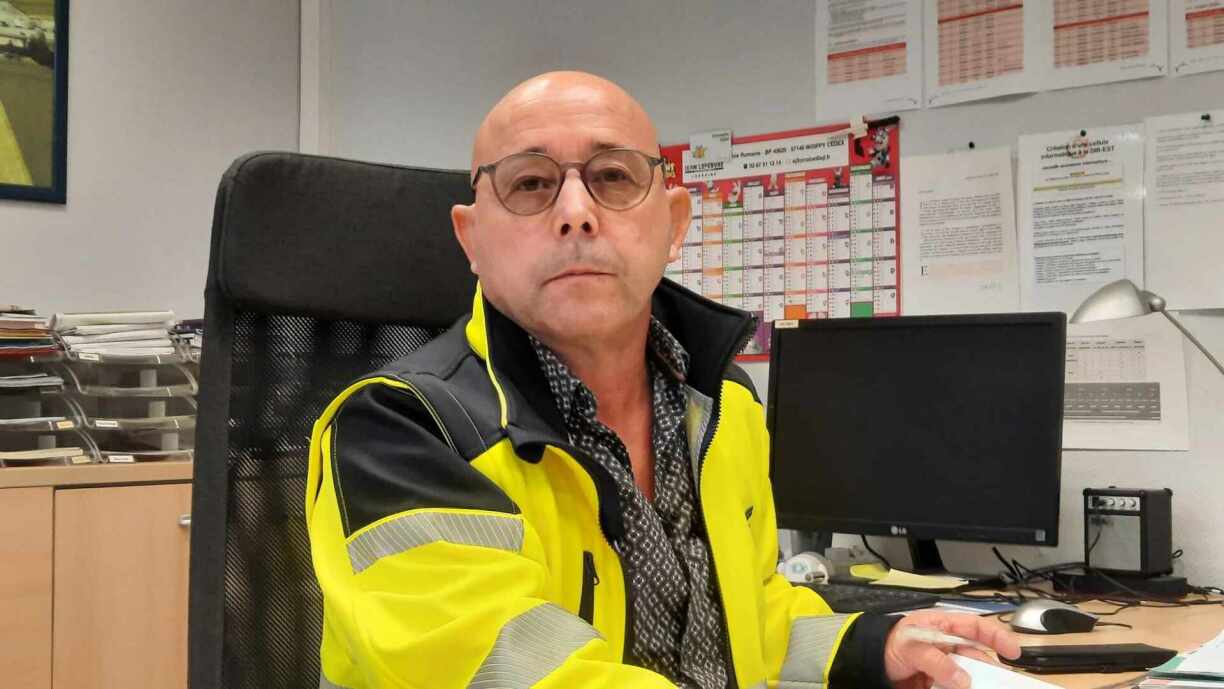 Christophe Leroy, chef du centre de Fameck: