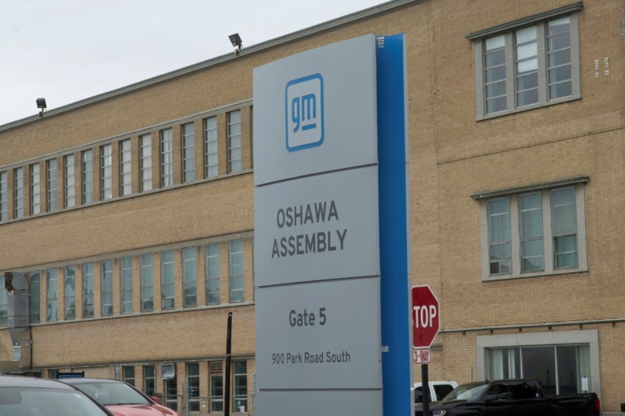 General Motors has reduced the number of shifts at this assembly plant in Oshawa, Canada