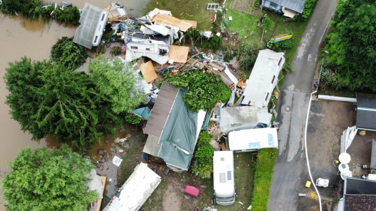 D'Iwwerschwemmungen am Juli zu Buer.