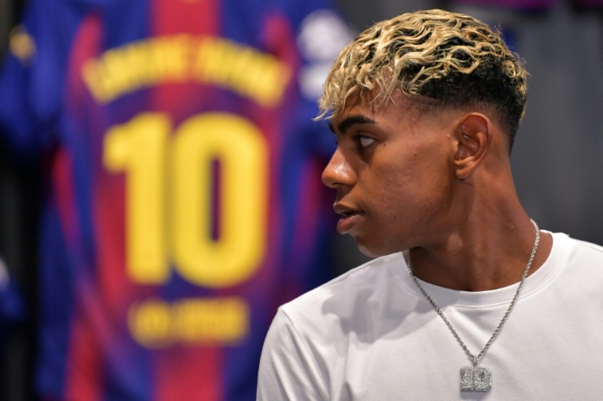Barcelona forward Lamine Yamal has been bestowed with Lionel Messi's hallowed number 10 shirt