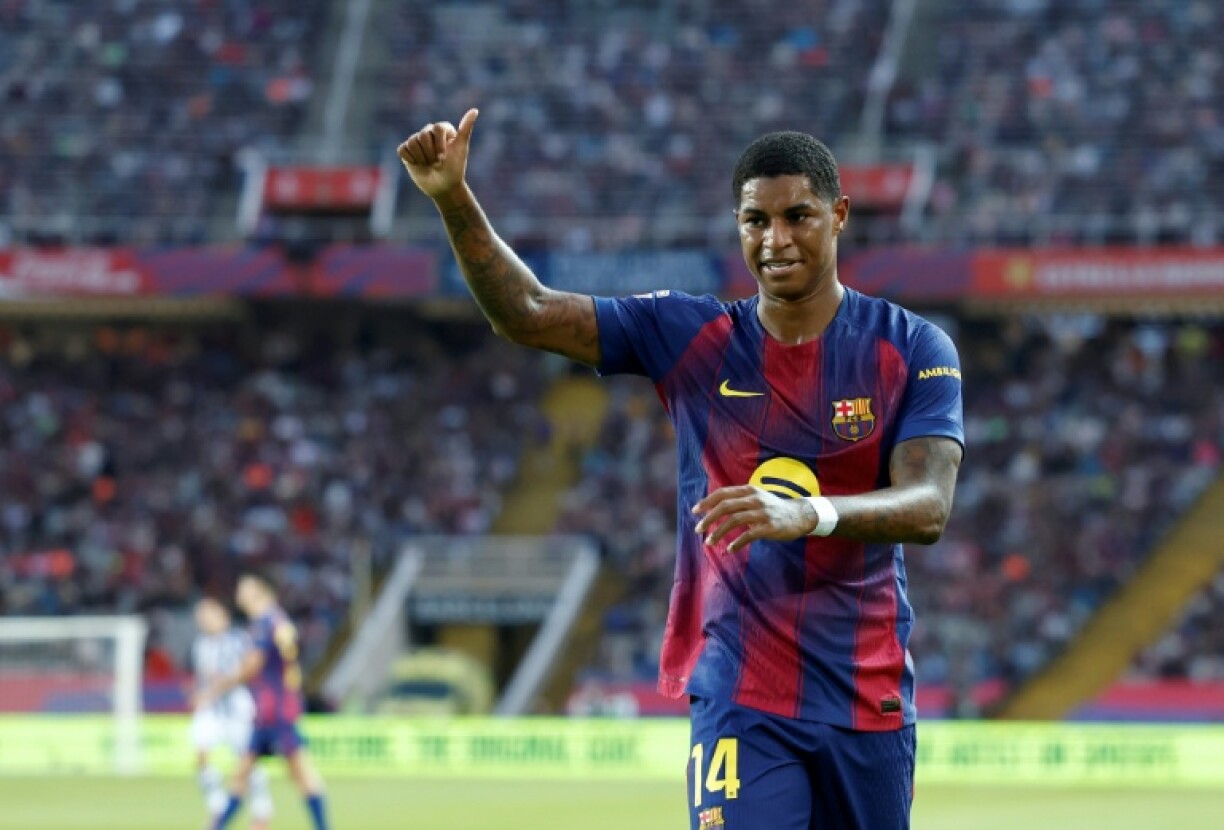 Marcus Rashford is thriving on loan at Barcelona