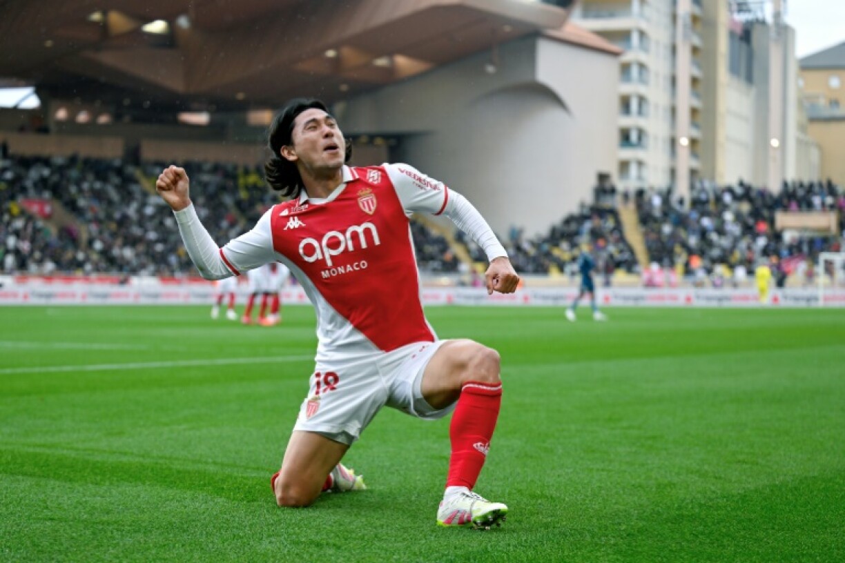 Japan international Takumi Minamino scored the opening goal of Monaco's win over Marseille