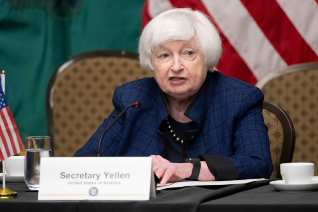 La secrétaire américaine au Trésor Janet Yellen à Washington, le 19 avril 2024