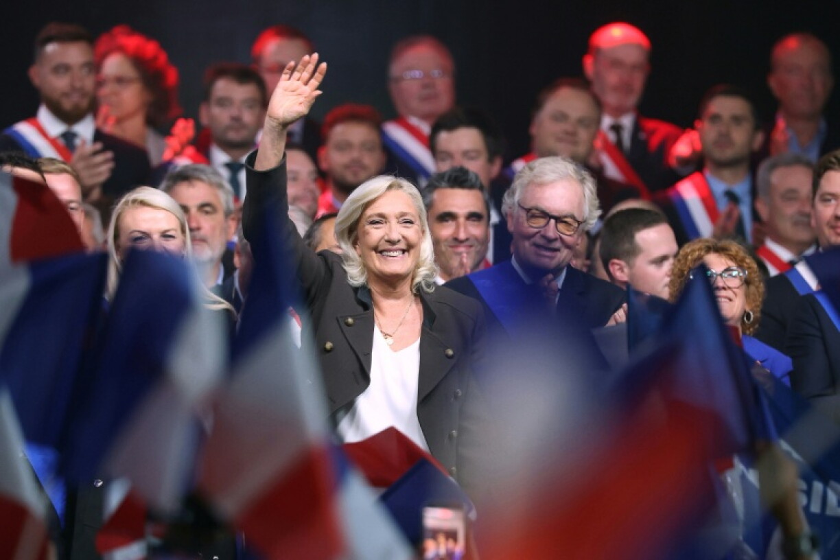 La candidate du Rassemblement national à la présidentielle, Marine Le Pen, le 13 septembre 2026 à Hénin-Beaumont, dans le Pas-de-Calais