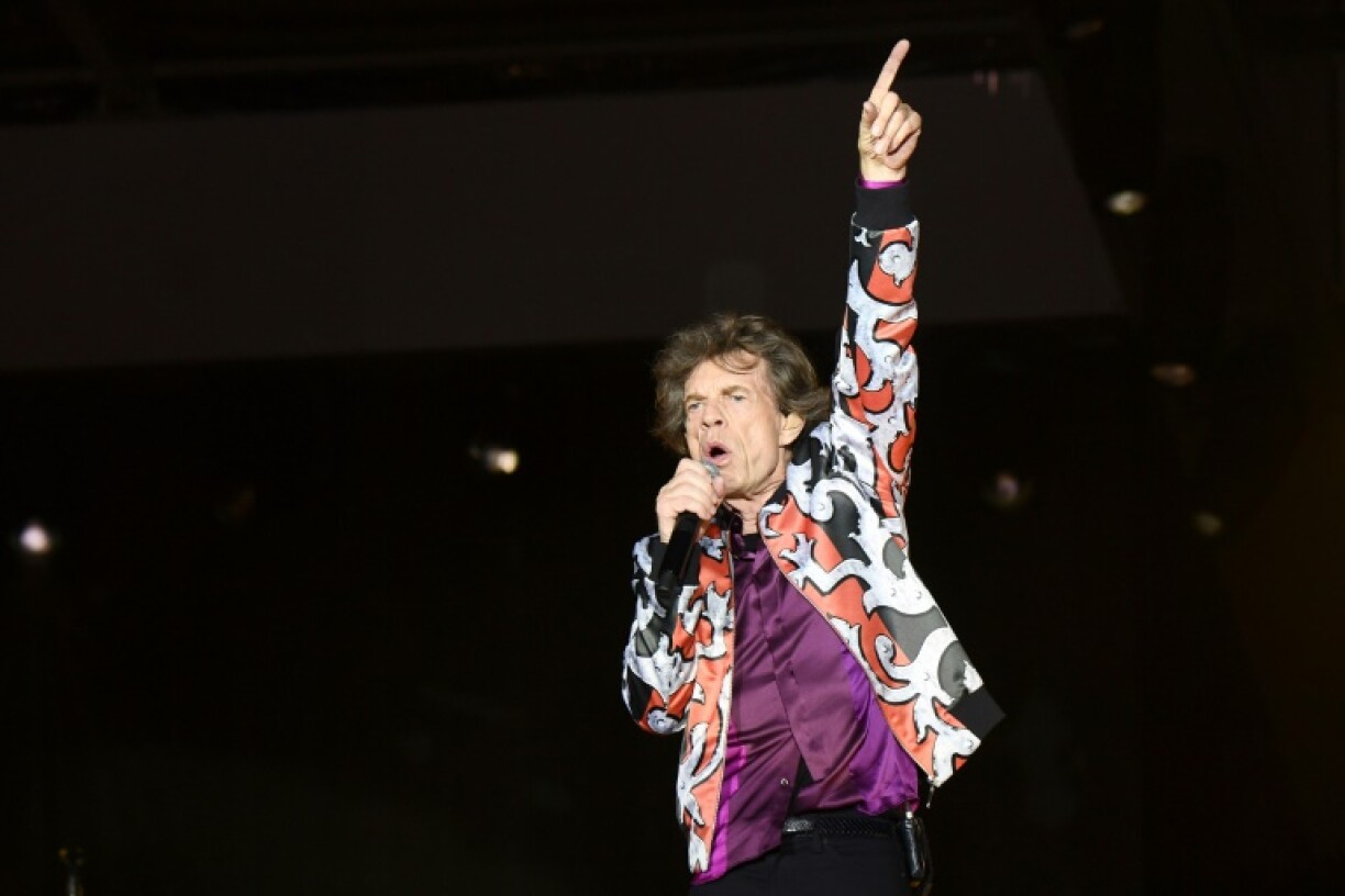 Mick Jagger, chanteur des Rolling Stones, en concert le 26 juin 2018 au stade Vélodrome de Marseille