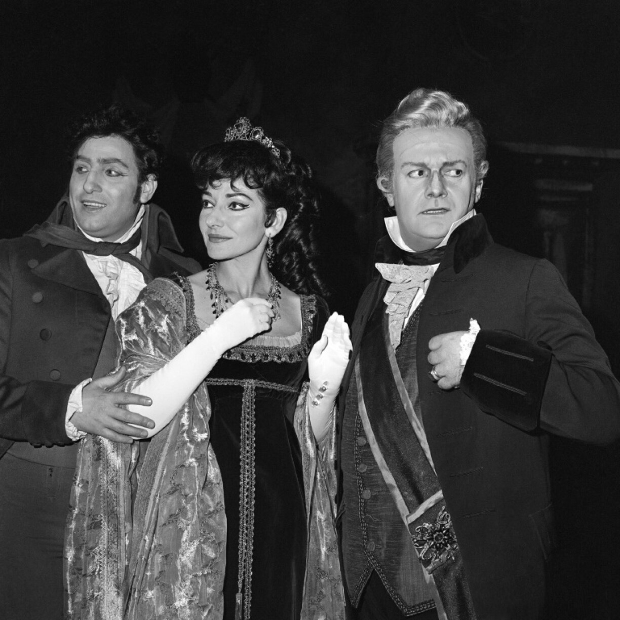 Maria Callas pendant une répétition de