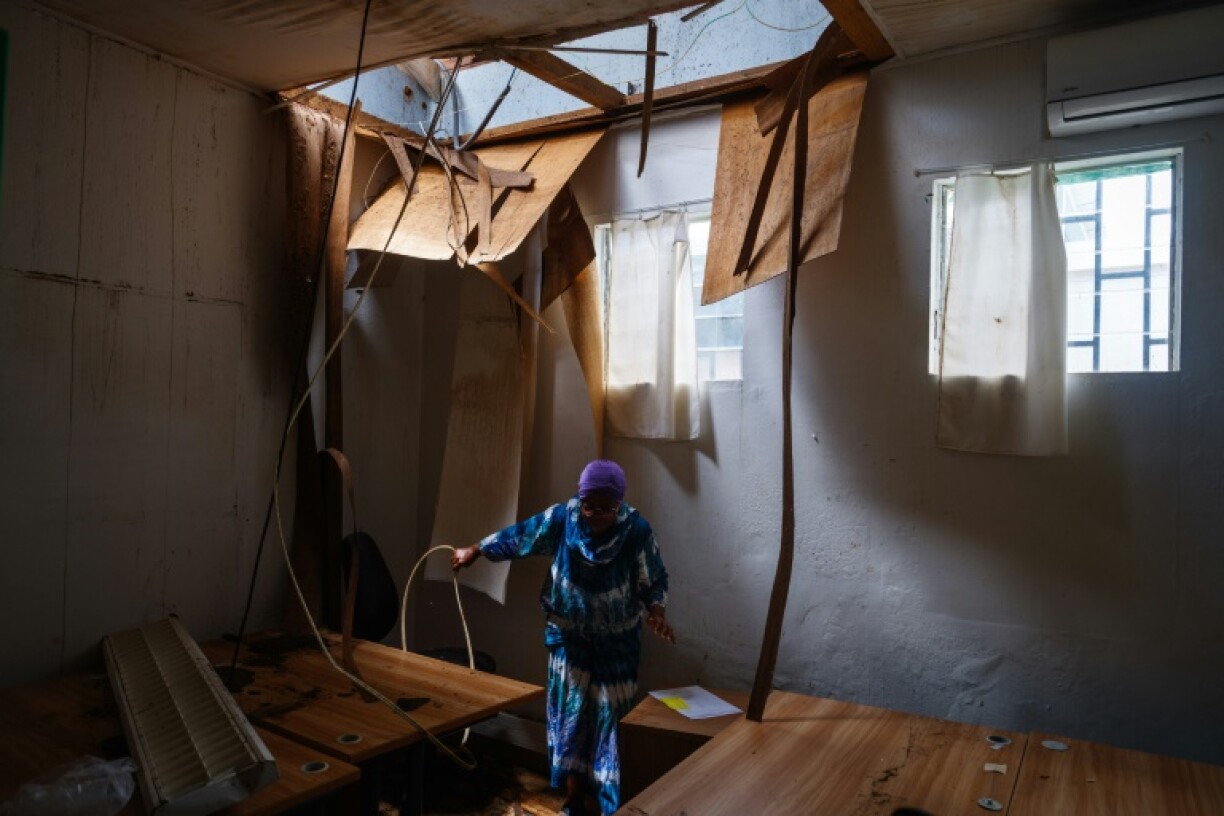 Many of the hospital's medics have taken to sleeping there as the cyclone had swept their homes away