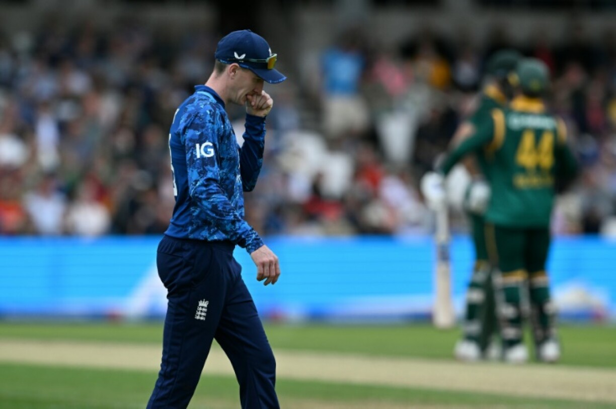 England captain Harry Brook in the field as South Africa cruise to victory during the first ODI at Headingley