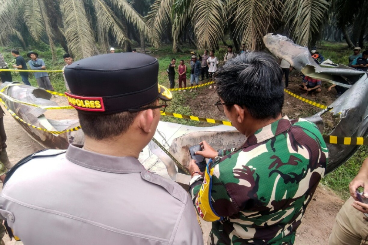 The object had crashed about three kilometres (1.9 miles) from the housing complex of the PT Agro Bukit palm oil company