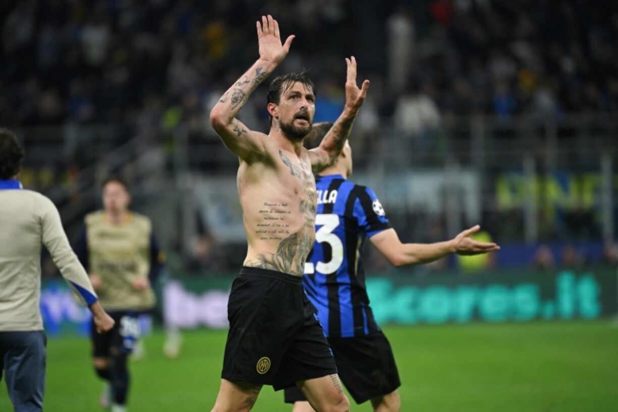 Francesco Acerbi kept Inter Milan in the Champions League wit his late equaliser against Barcelona.