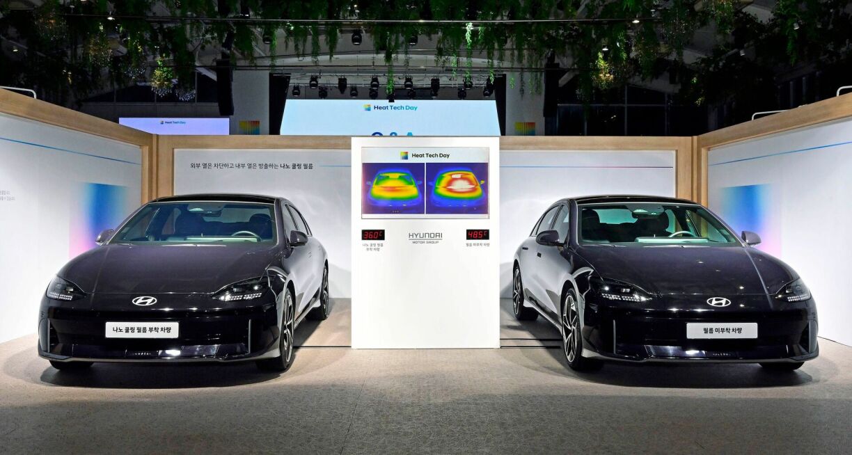 Hyundai présente de nouvelles technologies permettant de réchauffer ou au contraire de rafraichir l'habitacle de sa voiture.