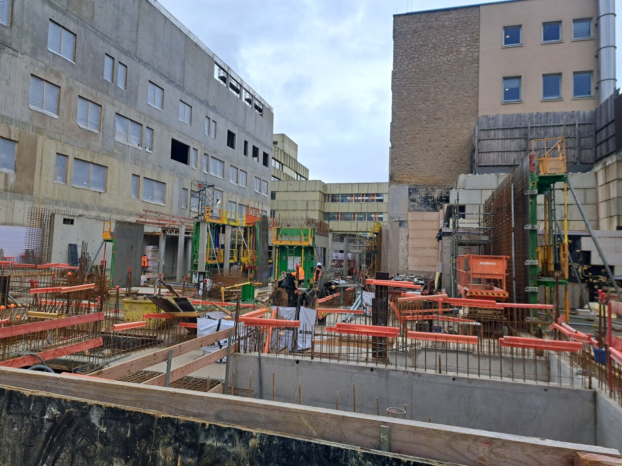 Le chantier du CHL