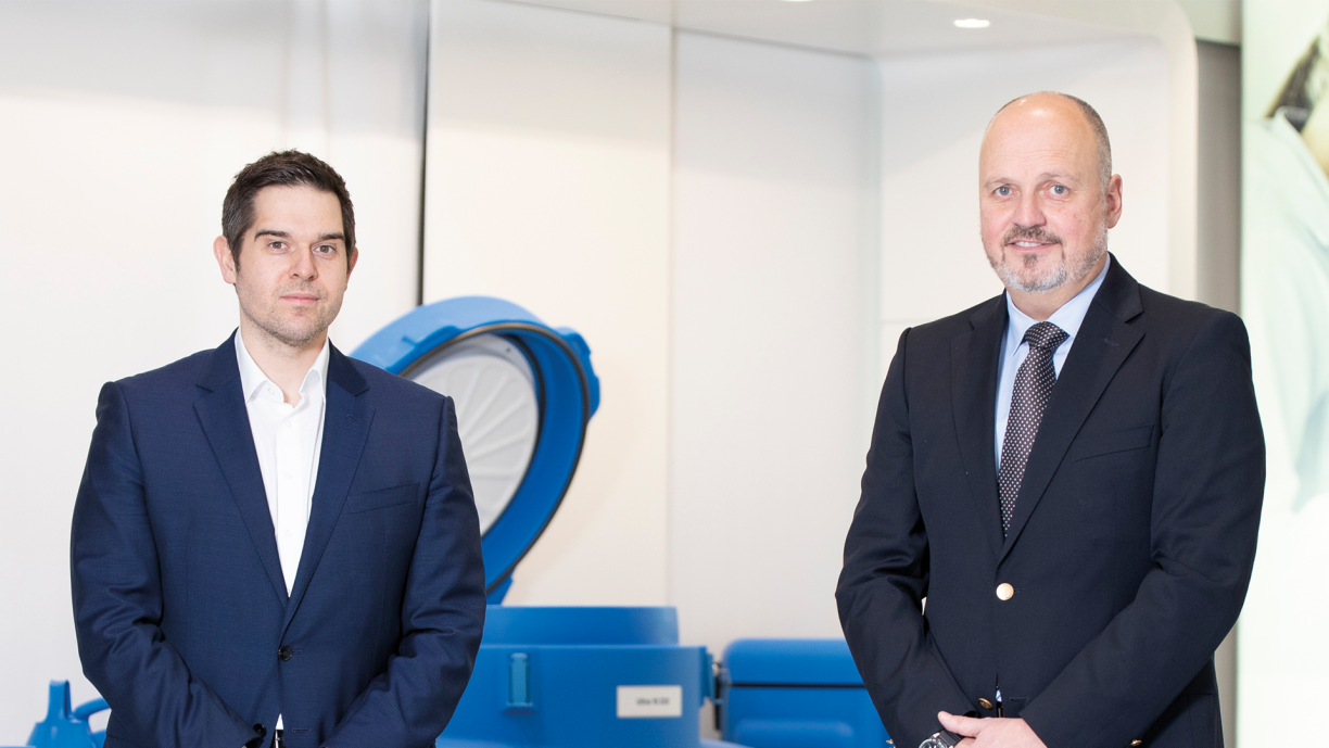 Bernard Eresch (left), Head of Banque des Industries at BIL, and Luc Provost (right),CEO of B Medical Systems