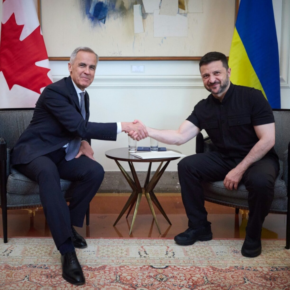 Zelensky said he had discussed fresh sanctions against Russia with Canadian Prime Minister Mark Carney
