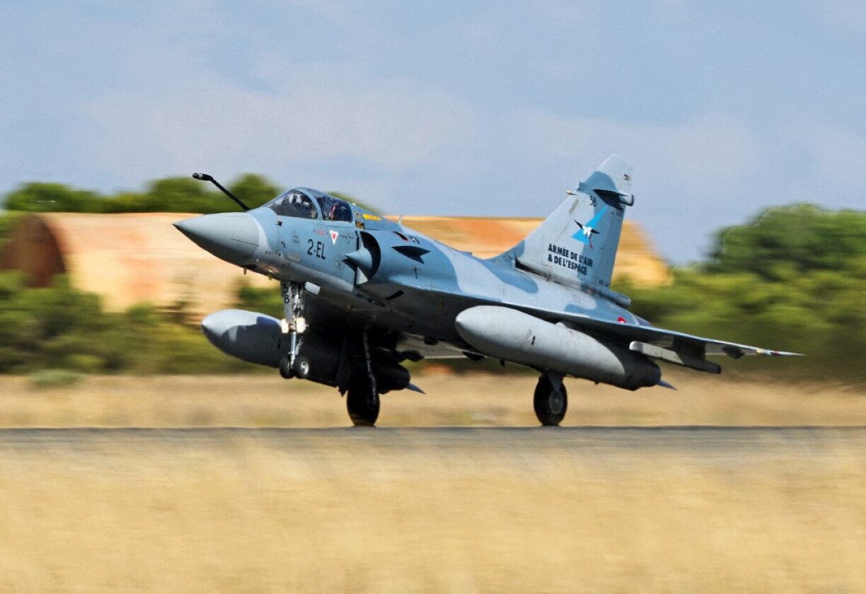 A French Mirage 2000D fighter jet crashed in north-east France during a training flight on the outskirts of Nancy, killing at least one member of its crew, the country's air force said Wednesday.