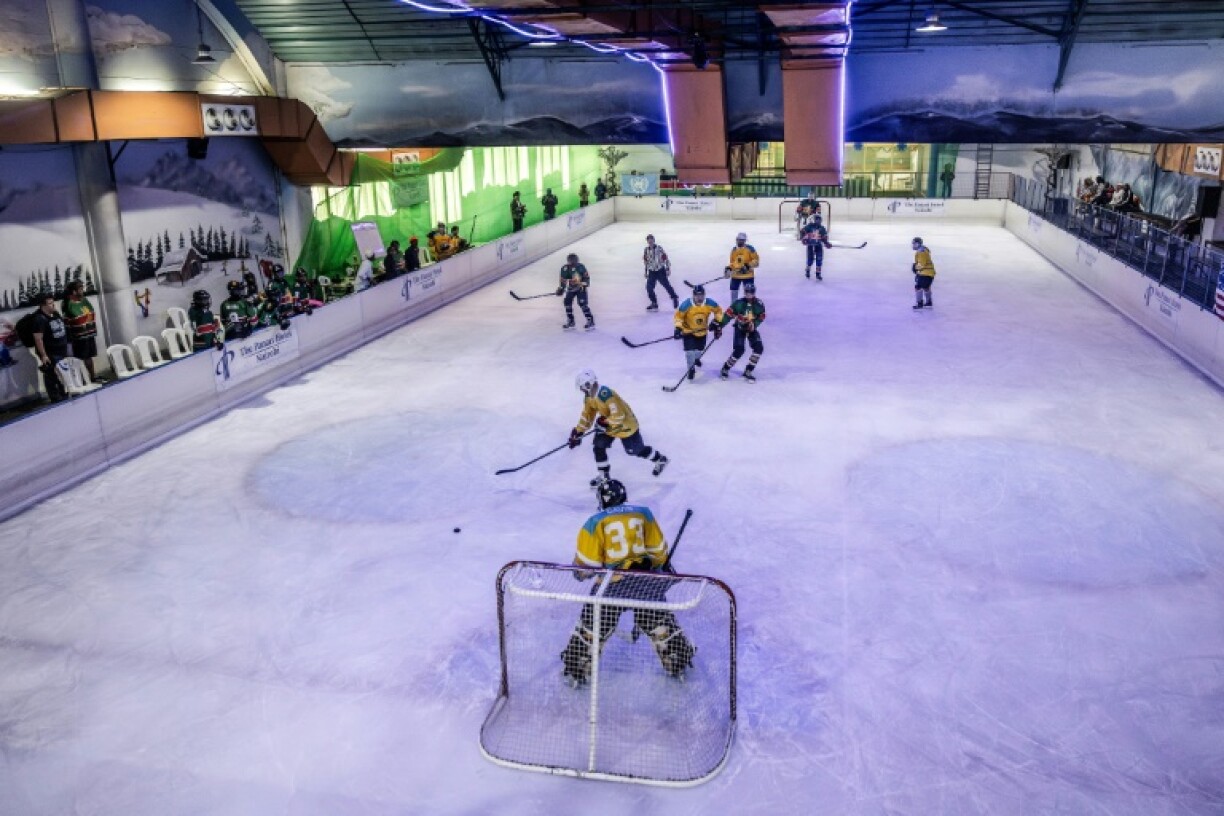 Ice hockey only arrived in Kenya in 2006, after a group of bored Canadians set up the Nairobi rink