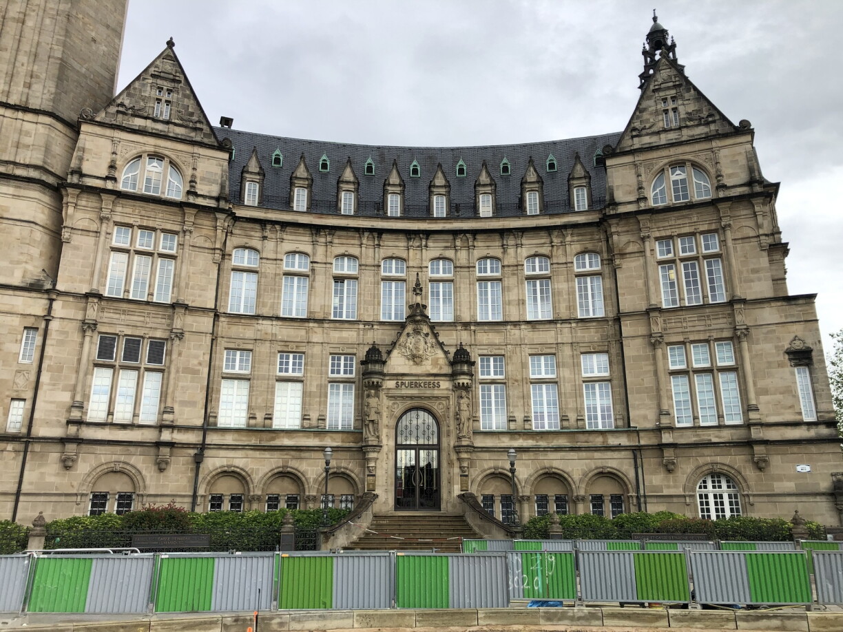 La façade du siège de la Spuerkeess