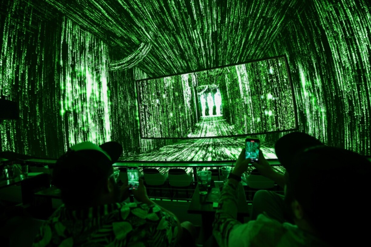 The LA-based Cosm theater has worked to create an environment in which the viewer feels like they are inside the film