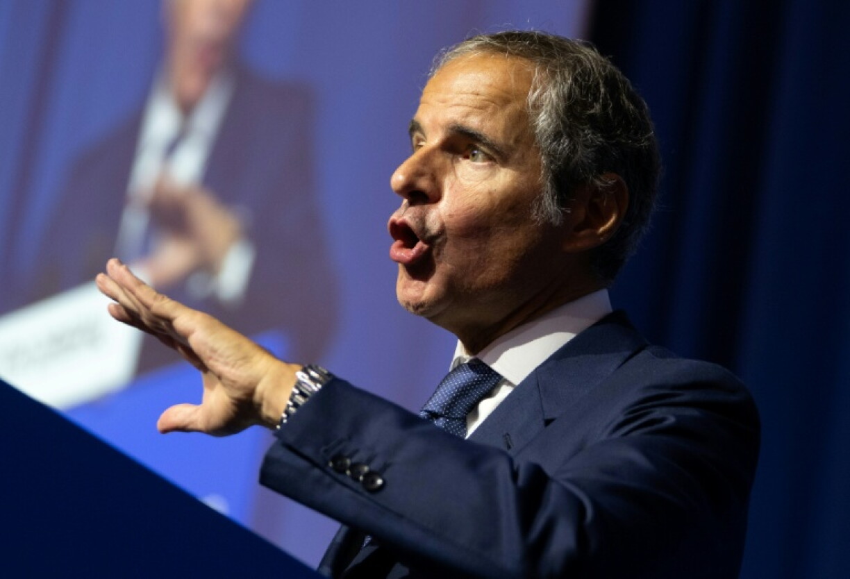 Rafael Grossi, seen in a photo taken in September, said granting the IAEA access was 'Iran's legal obligation'
