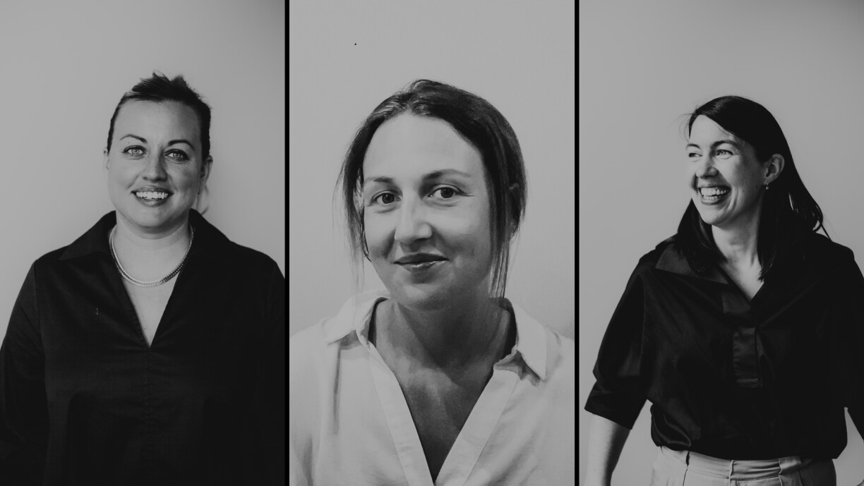 From left to right: Laura White, Elaine Mythen, Martina Manning.