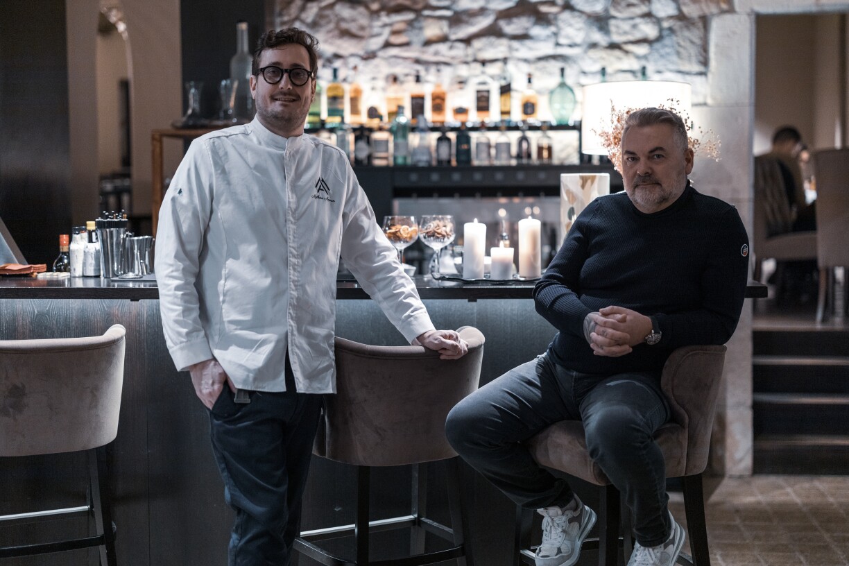 Mathieu Morvan et Cyrille Schneider, responsables de la Brasserie Mansfeld Luxembourg