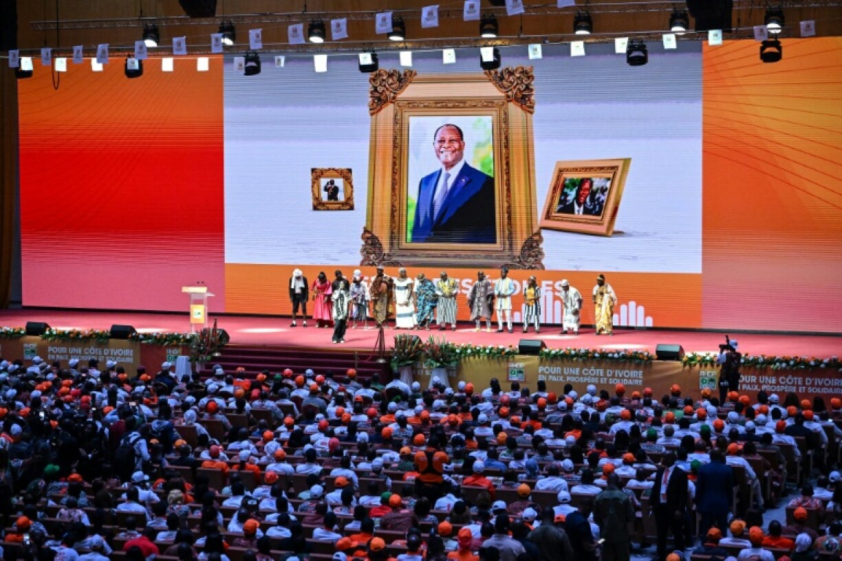 Ouattara's supporters cheered his nomination as the party's presidential candidate