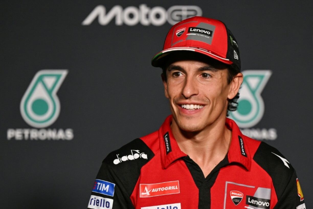 Marc Marquez recovered from an early crash to set the fastest time on Friday in the second practice for the Malaysian MotoGP