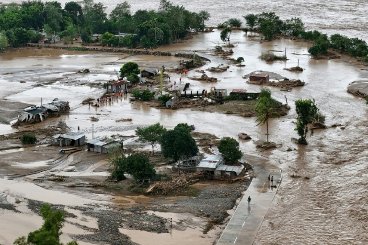 Entire towns in Cagayan province have been submerged after a river overflowed due to heavy rains brought by Typhoon Fung-wong