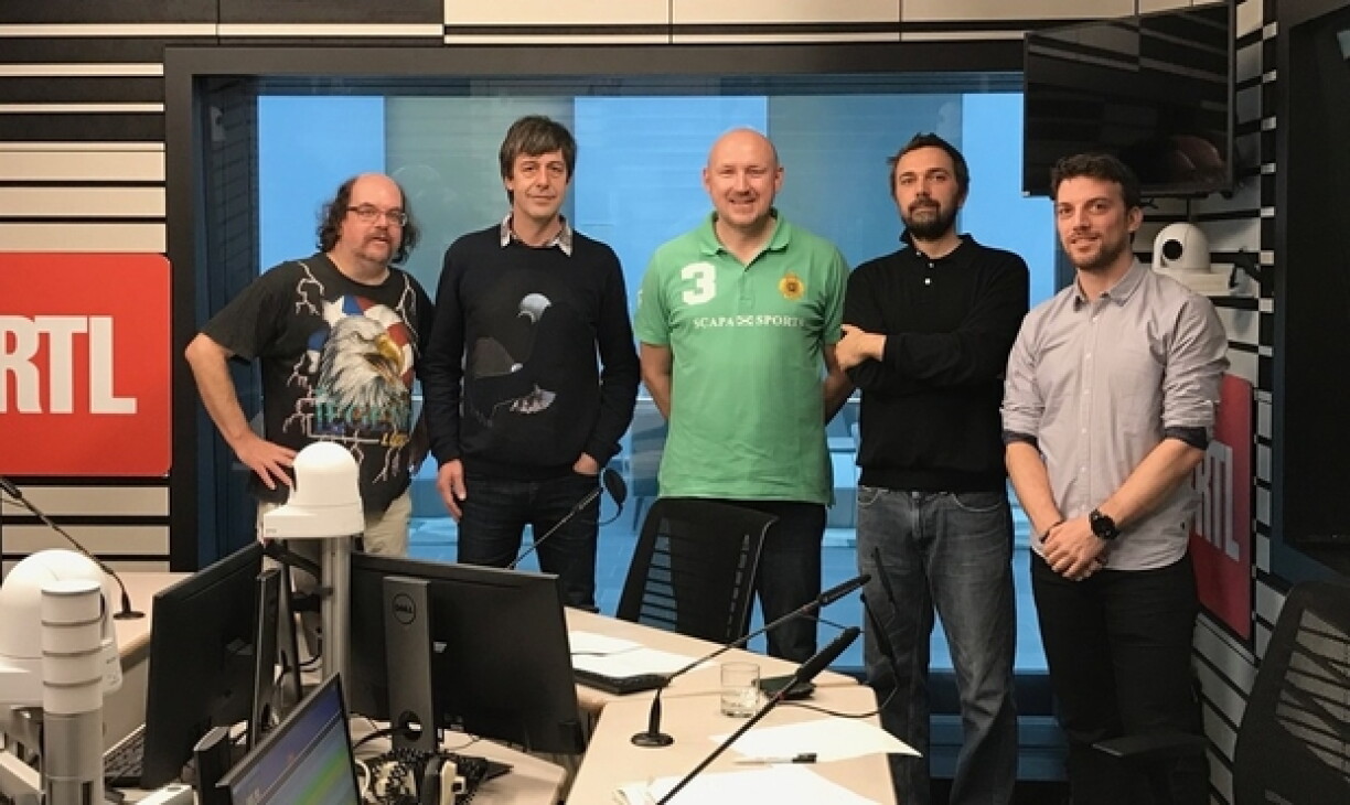Raymond Klein (woxx), Pierre Reyland (100,7), Eric Ewald (RTL), Bernard Thomas (Lëtzebuerger Land), Olivier Tasch (Jeudi)