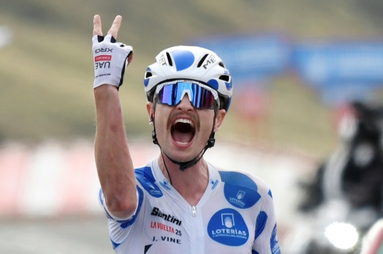 Australian rider Jay Vine claimed his second victory of the Vuelta a Espana in stage 10