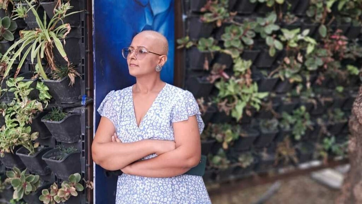 Nimkee after chemotherapy