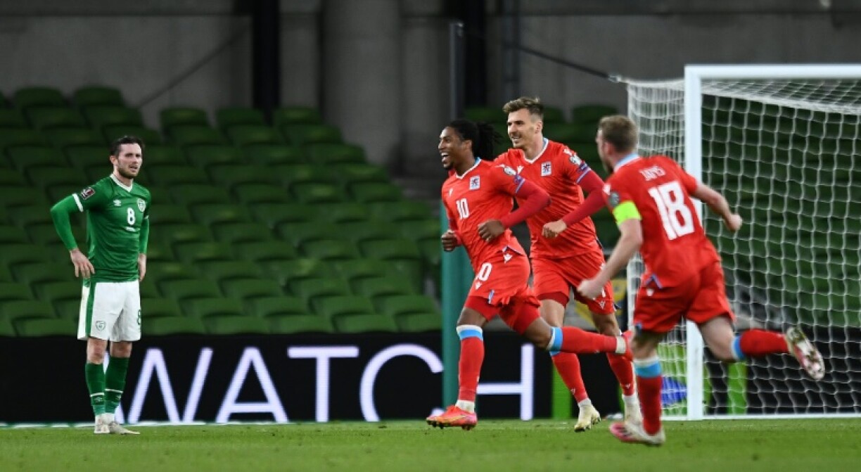 Gerson Rodrigues fired the only goal in Luxembourg's 2022 World Cup qualifier with Ireland