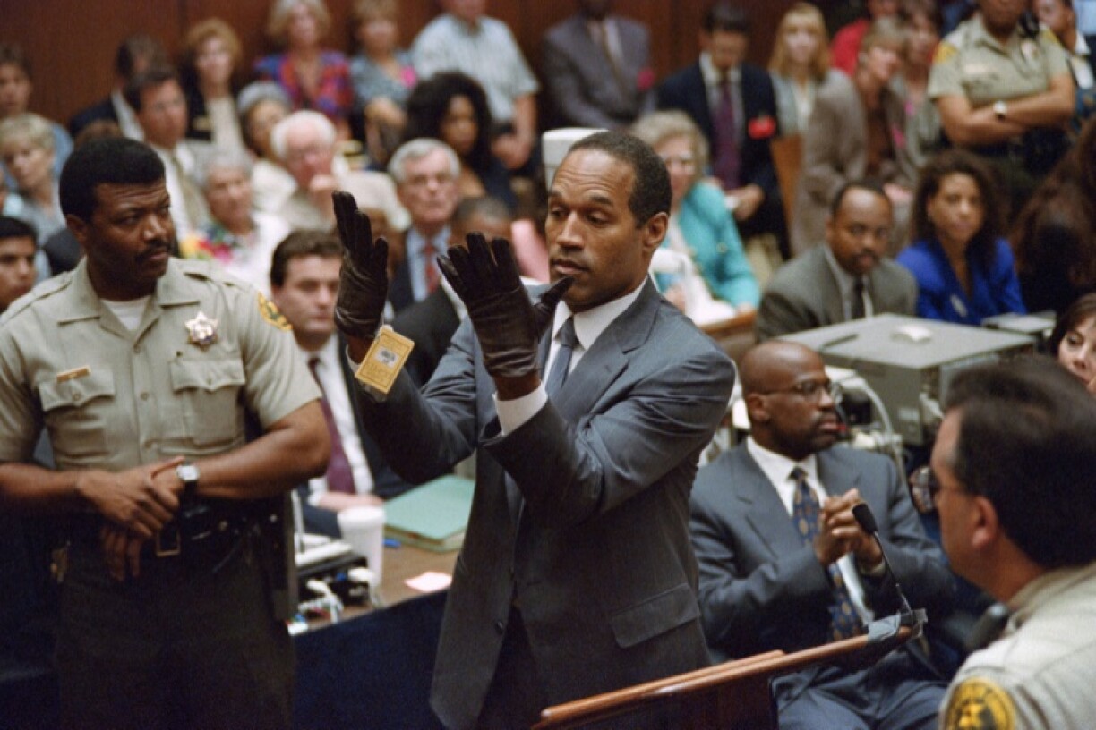 OJ Simpson's great sporting career was forever overshadowed by his tiral for the murder of his ex-wife and her friend